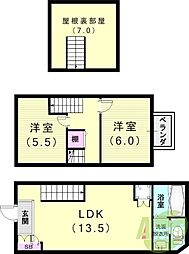 大庄中通1丁目貸家