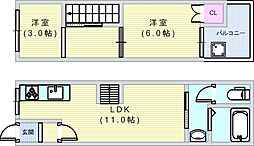 大阪市住吉区大領5丁目の一戸建て