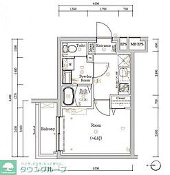 スカイコートソレア新丸子 202