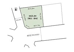 長岡京市高台1丁目（建築条件なし売土地・東南角地）