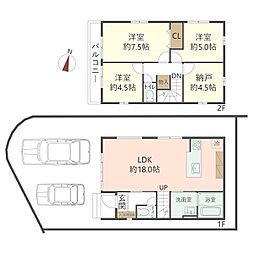 京都市西京区大原野上里鳥見町新築戸建 1号地