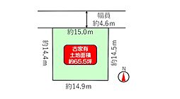 箕面市粟生外院四丁目　古家付土地