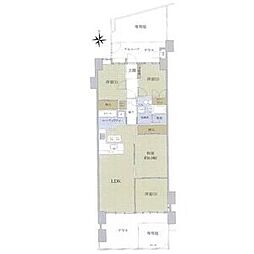 三井農林茶屋ヶ坂公園八イツB棟 202