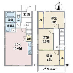 下中村一丁目貸家 1