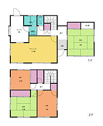 「西成瀬」和室2部屋　部屋数充実の中古戸建