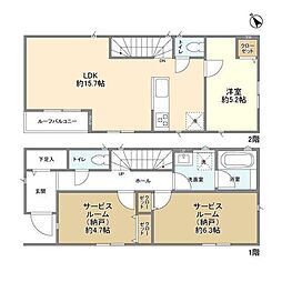 世田谷区玉堤２丁目の一戸建て