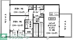 仮)へーベルメゾン中央5丁目北棟 301