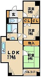 三鷹新川プラザ 2B