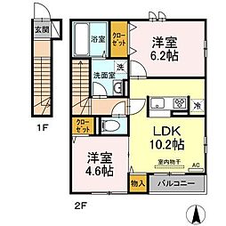 ロイジェント井荻AB棟　B棟 201