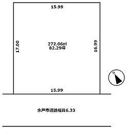 常磐の杜　緑地のある区画 54-7