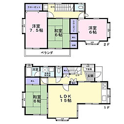 2階建4LDKの中古戸建　塩焼3-14-2