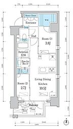 デュオフラッツ台東三ノ輪 205