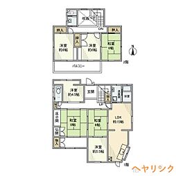 名古屋市名東区極楽2丁目の一戸建て