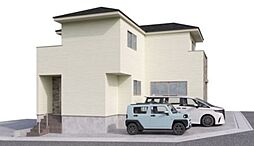 角地に付き開放感あり　大久保町松陰山手1期　新築4区画　1号棟