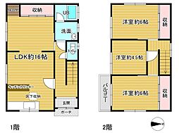 再建築不可・道狭い・室内大変綺麗・林　築３８年