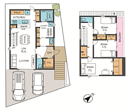 耐震等級3 収納豊富 垂水区小束山2丁目2号地 新築戸建