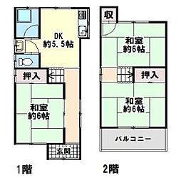 山陽「林崎松江海岸駅」徒歩7分の好立地物件　貴崎5丁目　築50年