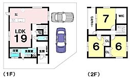 北西・北東の角地・築浅戸建・二見町福里　中古戸建