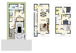 南向き日当たり良好 星陵台1丁目 新築2区画 2号棟