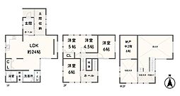 LDK24帖　中庭付き　玉津町西河原　良質戸建