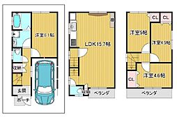 東大阪市西上小阪　中古戸建