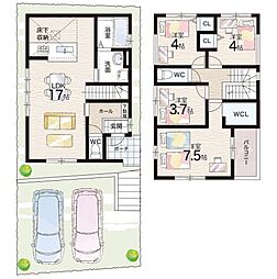 箕面市外院　第1期　新築一戸建て 3号地