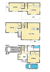 尼崎市大庄北　新築一戸建て 1区画