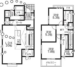 明石市上の丸　新築一戸建て A号地