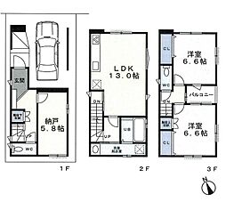 尼崎市東園田町　新築一戸建て 1区画