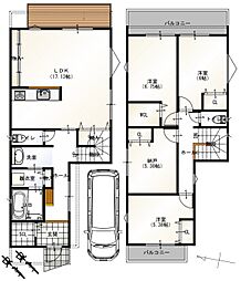 川西市久代　新築一戸建て 1区画