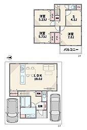 尼崎市西立花町　新築一戸建て 1区画