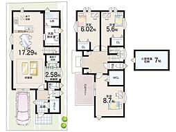 西宮市段上町　第7　第1期　新築未入居 Ｈ号地