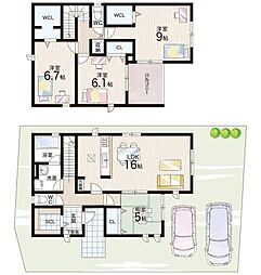 亀岡市千代川町今津　新築一戸建て 1号地