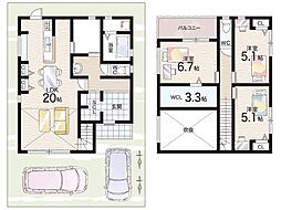 大津市二本松　新築一戸建て