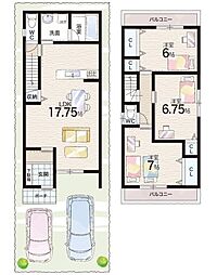 京都市右京区山ノ内瀬戸畑町　新築一戸建て