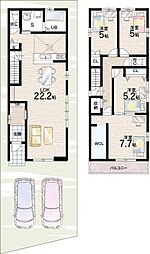 京都市右京区谷口円成寺町第1期　新築一戸建て 2号地