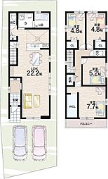 京都市右京区谷口円成寺町第1期　新築一戸建て 1号地