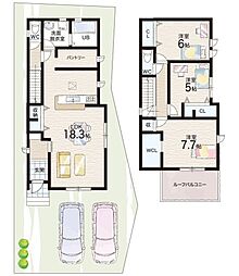 奈良市中山町　第23-1期　新築戸建て 2号地