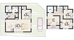 京都市右京区花園天授ケ岡町　第1期　新築一戸建て 2号地