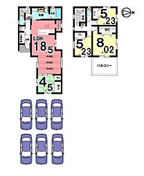 桜井市戒重　新築一戸建て 1区画