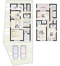 亀岡市篠町野条　第4期　新築一戸建て 2号地