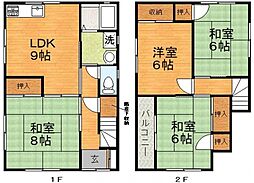 広島市安佐南区中筋２丁目の一戸建て
