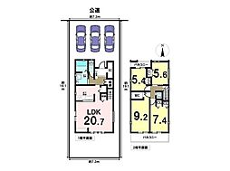 ミラスモ北区金城203(1)　全1棟　新築一戸建て