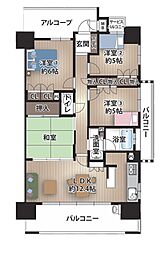 メゾンドール瓢箪山　リフォーム済み4LDK
