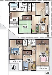 寝屋川市新家1丁目　中古一戸建て