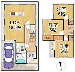 枚方市東牧野町　中古一戸建て