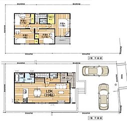 京都市北区西賀茂上庄田町　第5期　新築一戸建て 5号地