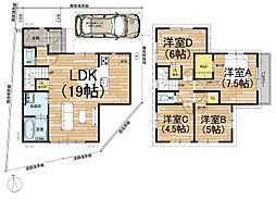 京都市南区久世大築町　第2期　新築一戸建て 4号地