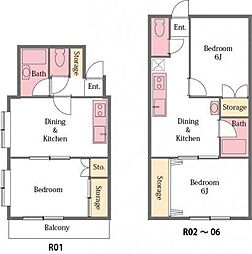 アルムクイーン森林公園 101（1DK）