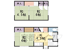 鶏冠井町荒内貸家 東側